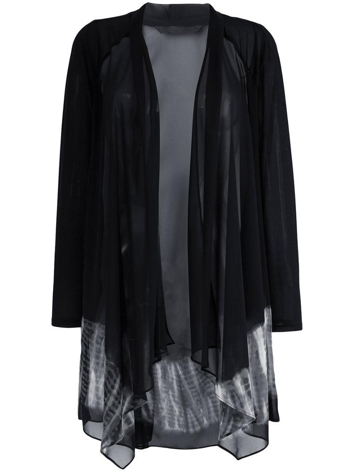 Demoo Parkchoonmoo Draped Cardigan, Women's, Size: 38, Black, Polyester