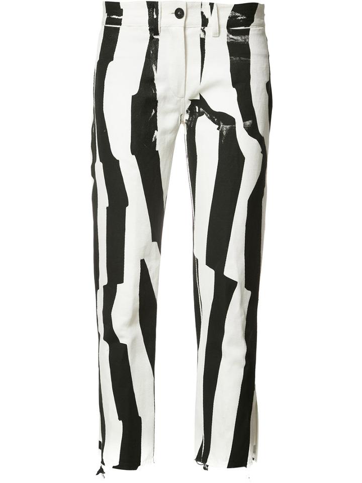 Ann Demeulemeester - Anderson Pants - Women - Cotton/linen/flax - 42, White, Cotton/linen/flax