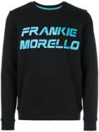 Frankie Morello Printed Logo Sweatshirt - Black