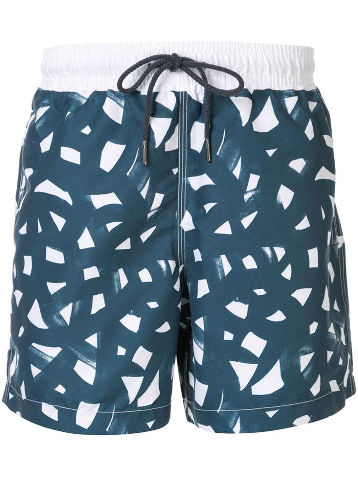 Venroy All-over Print Swim Shorts - Blue
