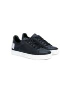 Msgm Kids Lace-up Sneakers - Black