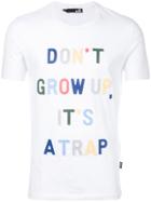 Love Moschino 'don't Grow Up' T-shirt - White