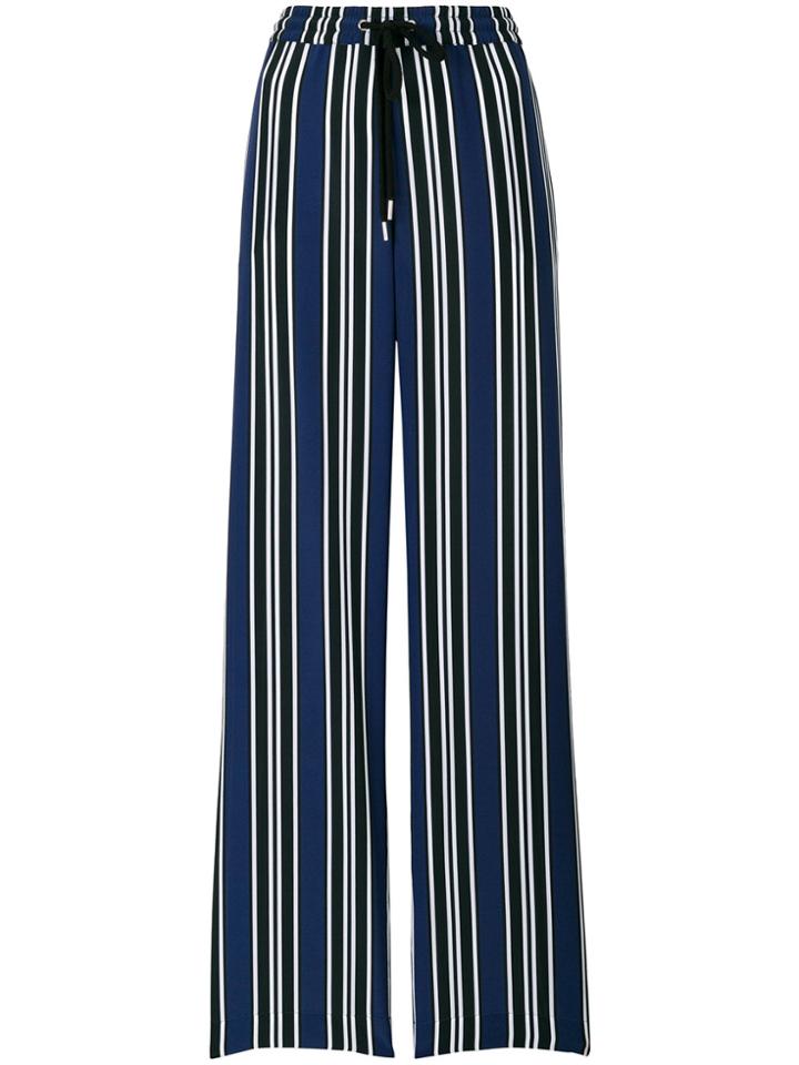 Markus Lupfer Drawstring Palazzo Pants - Blue