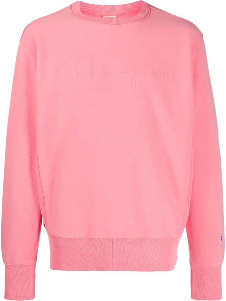 Champion Logo Sweatshirt - Pink