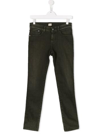 Armani Junior Straight-leg Jeans, Boy's, Size: 13 Yrs, Black