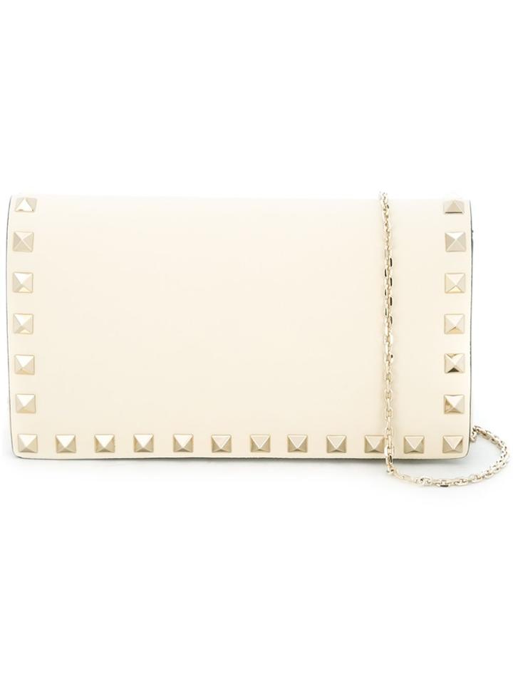Valentino Studded Crossbody Bag - Nude & Neutrals