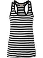 Laneus Striped Top, Women's, Size: Xs, Black, Cotton/polyamide
