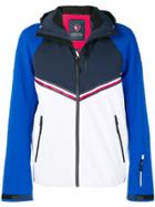Rossignol Rossignol X Tommy Hilfiger Hooded Panelled Jacket - Blue