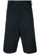 Neil Barrett Drop Crotch Tailored Shorts - Black