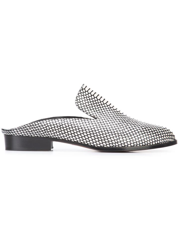 Robert Clergerie Moccasin Shaped Mules - Blue