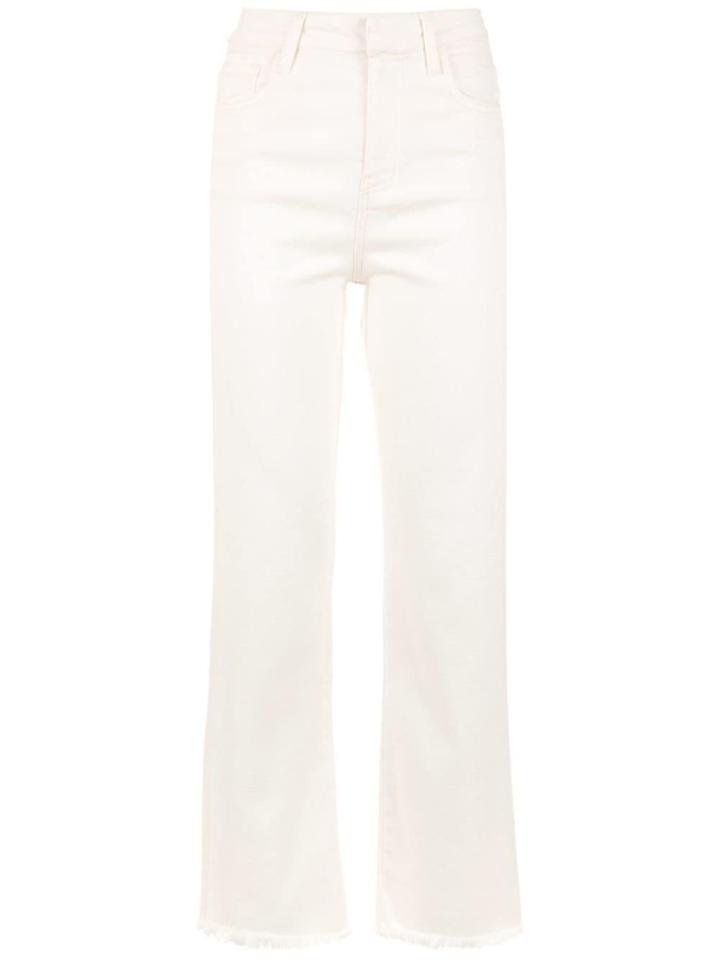 Egrey Straight Fit Trousers - White