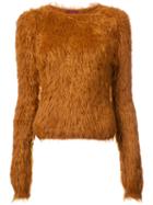 Kenzo Vintage Faux Fur Jumper, Women's, Size: Small, Brown