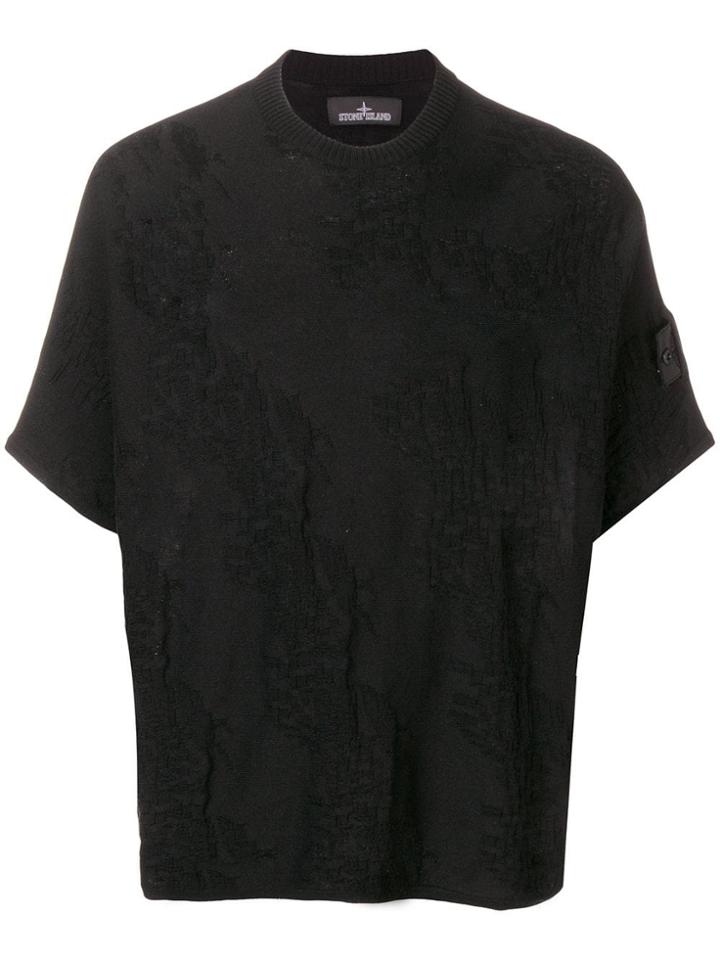 Stone Island Shadow Project Creased Boxy T-shirt - Black