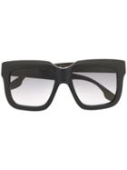 Victoria Beckham Oversized Square Sunglasses - Black
