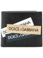 Dolce & Gabbana Logo Tape Bifold Wallet - Black
