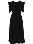 Rejina Pyo Cold Shoulder Flared Dress - Black