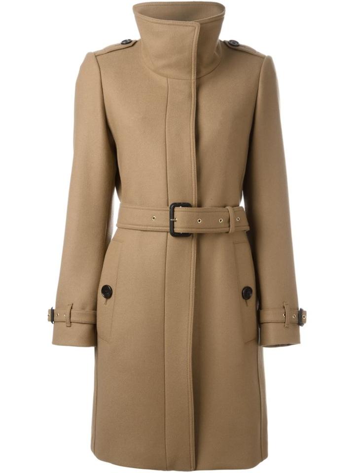 Burberry 'gibbsmoore' Trench Coat, Women's, Size: 14, Nude/neutrals, Cotton/polyamide/acetate/wool