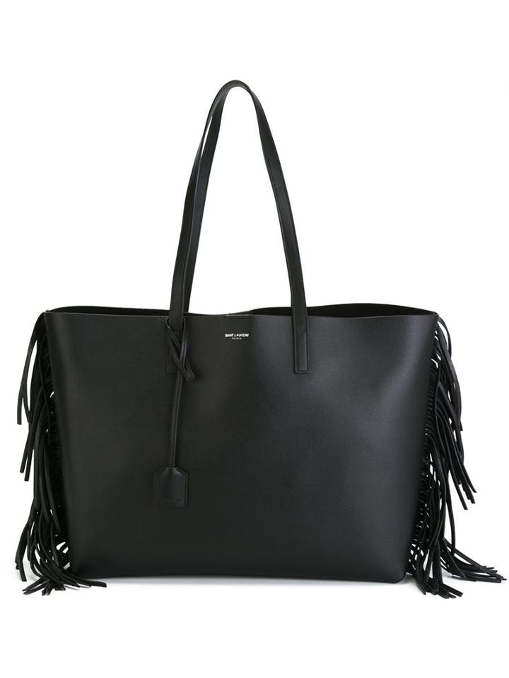 Saint Laurent Fringed Shopper Tote