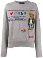 Polo Ralph Lauren Polo Bear Embroidery Sweatshirt - Grey