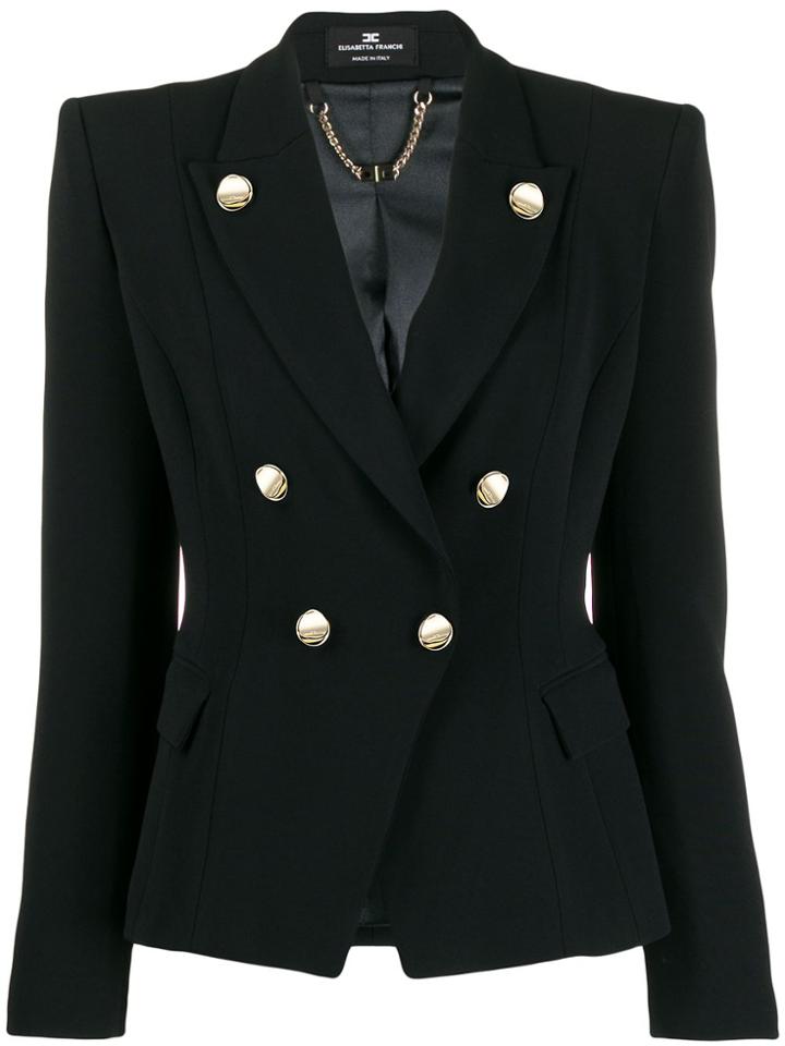 Elisabetta Franchi Slim-fit Blazer - Black