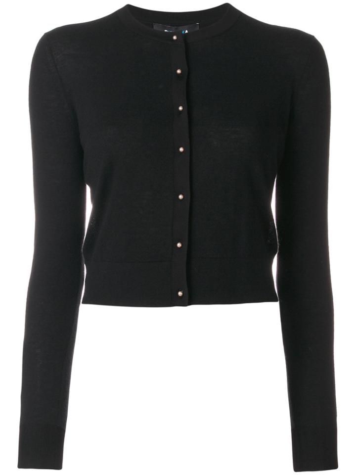 Paule Ka Classic Knitted Cardigan - Black