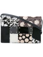 Jamin Puech Multi-pattern Crossbody Bag, Women's, Black