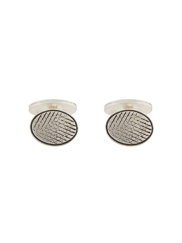 Werkstatt:münchen Iron Traces Cuff-links - Metallic