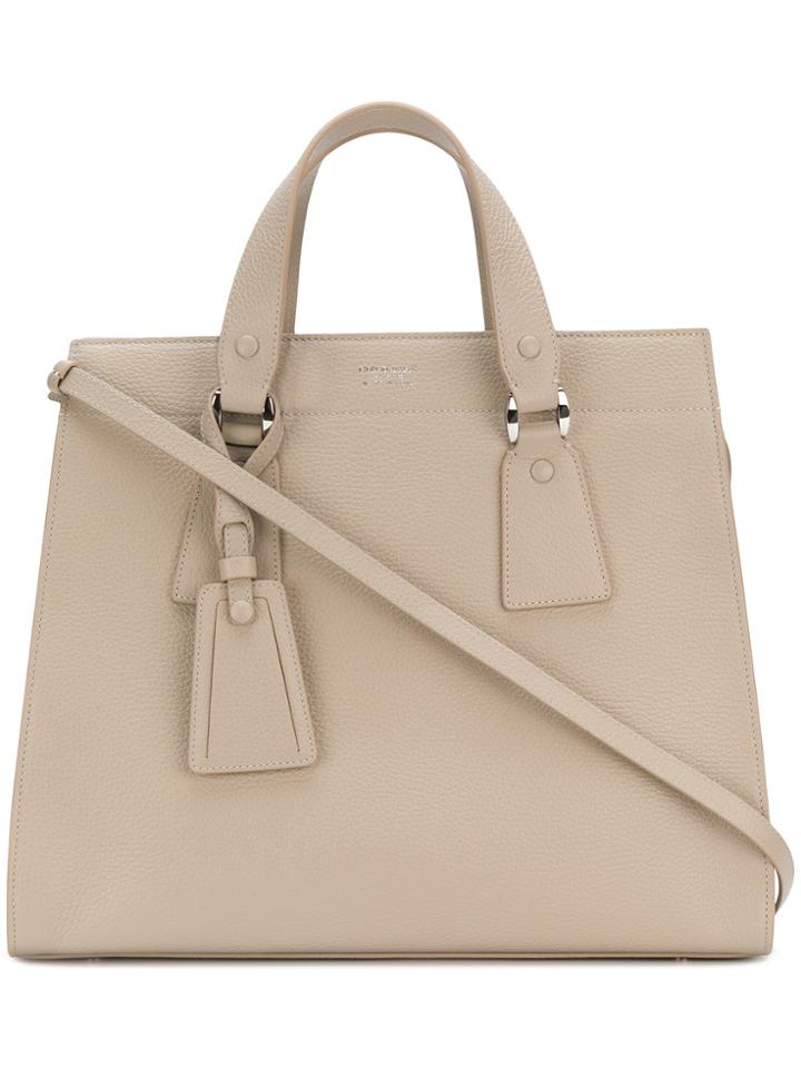 Giorgio Armani Hanging Tag Tote - Nude & Neutrals