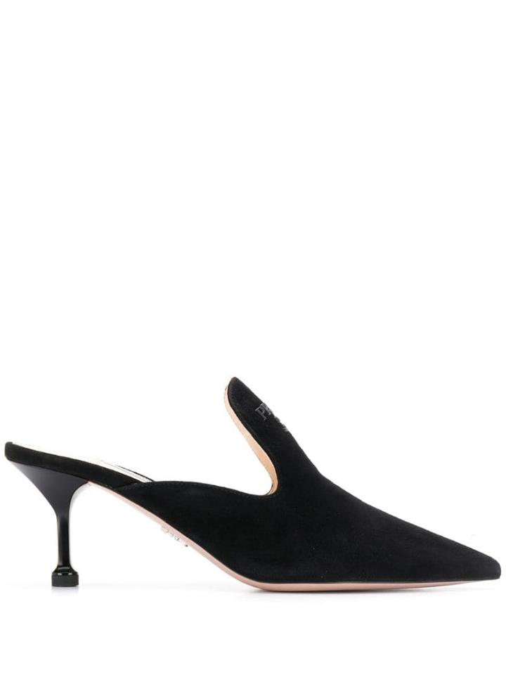 Prada Pointed-toe Mules - Black
