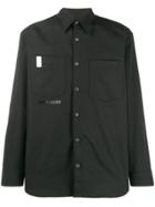 Wwwm Patch Print Shirt - Black