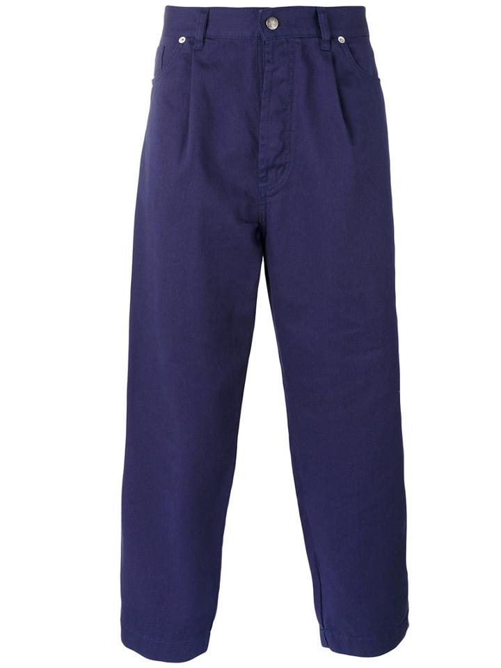 Société Anonyme - Summer Jap Boy Trousers - Unisex - Cotton - Xl, Blue, Cotton