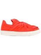 Ports 1961 Knot Front Slip-on Sneakers - Yellow & Orange
