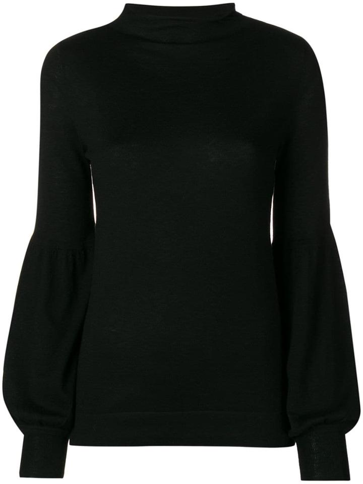 Snobby Sheep Roll Neck Jumper - Black
