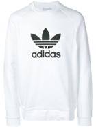 Adidas Logo Print Sweatshrt - White
