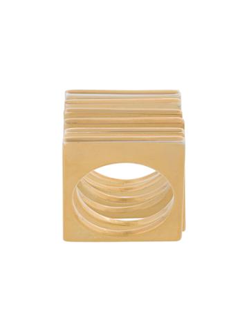 Zarapxana Geometric Ring Pack - Metallic