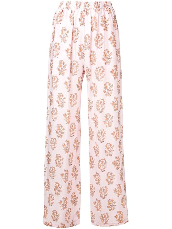 Acne Studios Printed Pyjama Trousers - Pink