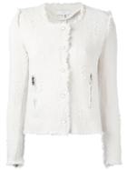 Iro - Agnetta Jacket - Women - Cotton - 40, Women's, White, Cotton