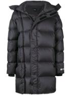 Nona9n Detachable Arm Padded Coat - Black