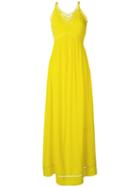 P.a.r.o.s.h. Selene Dress, Women's, Size: Xs, Yellow/orange, Polyester/silk