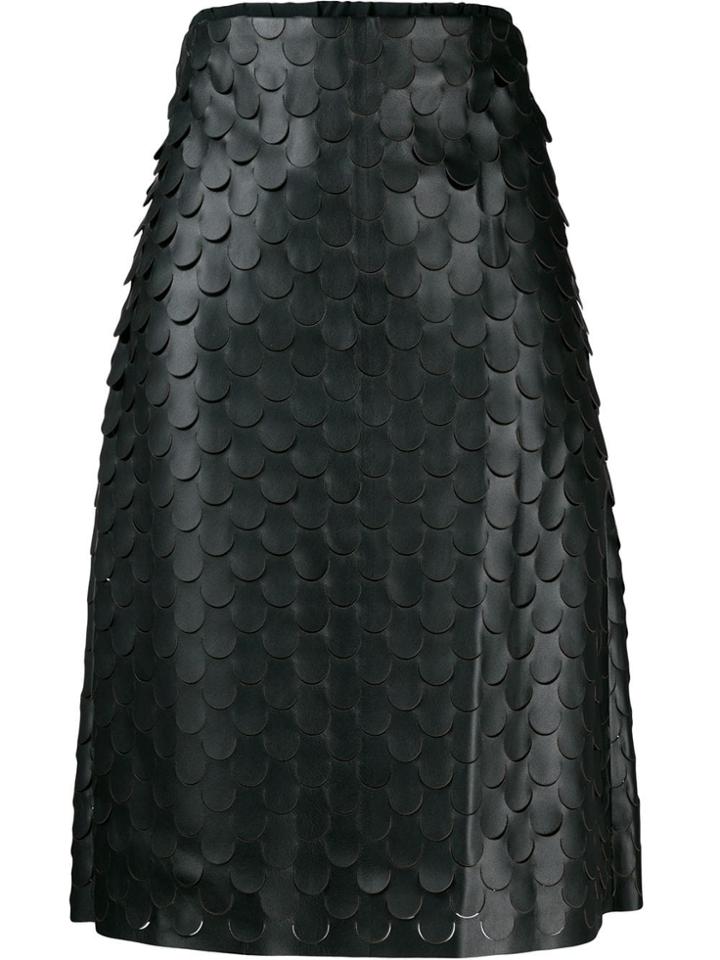 Bottega Veneta A-line Skirt - Black