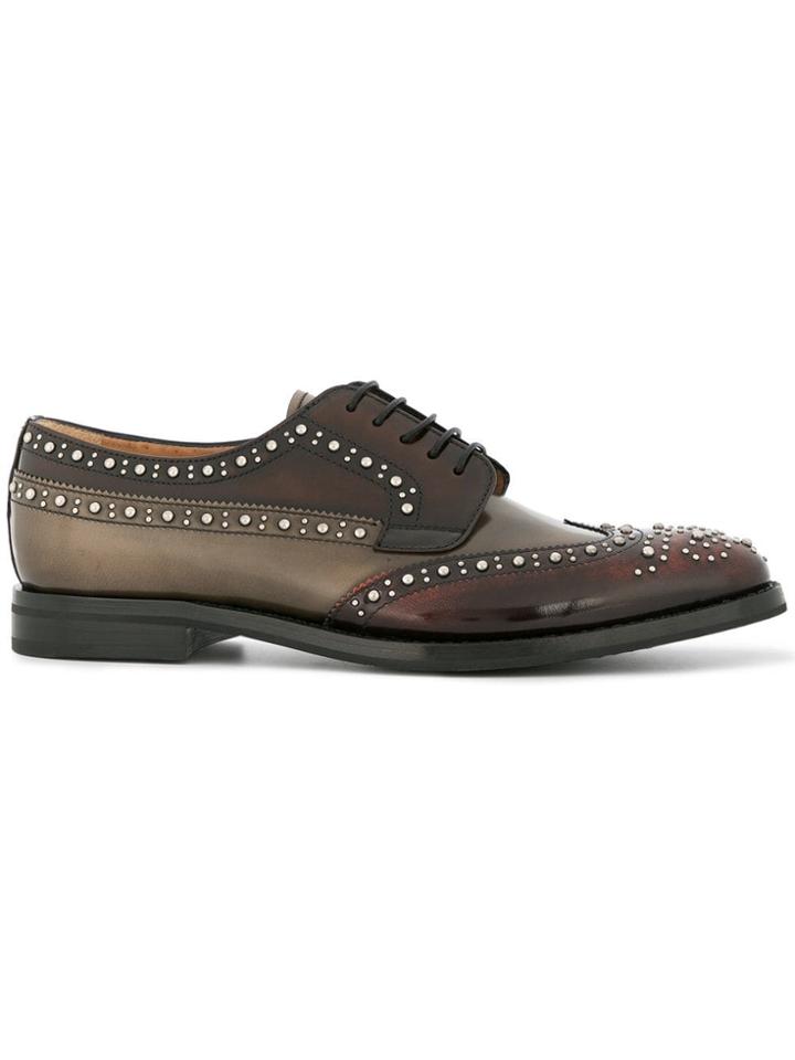 Church's Grafton Met Studded Brogues - Brown
