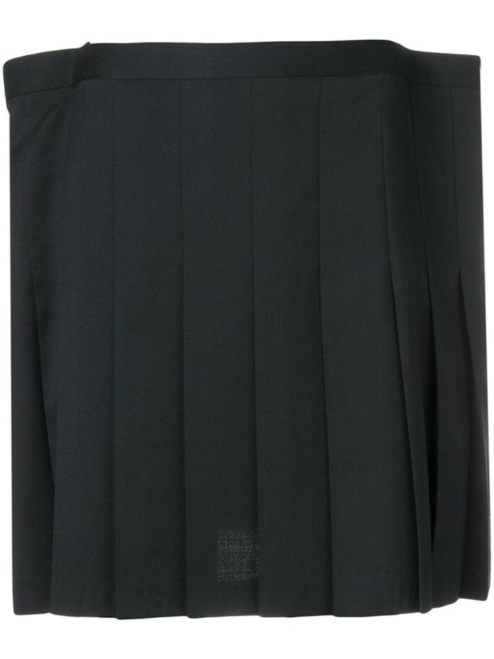 Junya Watanabe Short Pleated Skirt - Black