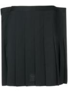 Junya Watanabe Short Pleated Skirt - Black