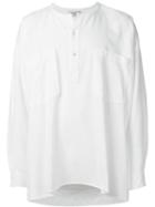 Faith Connexion Striped Effect Patch Pocket Shirt, Men's, Size: Small, White, Cotton