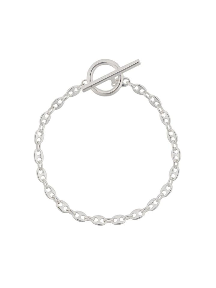 All Blues Coffee Beans Bracelet - Silver
