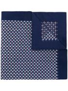 Salvatore Ferragamo Sailor Print Scarf - Blue
