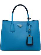 Prada Double Tote - Blue