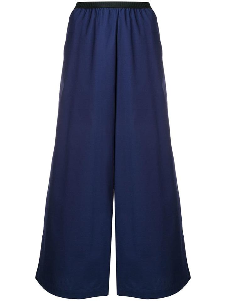 Antonio Marras Wide-leg Flared Trousers - Blue