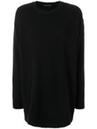 The Row Oversized Sweater - Black