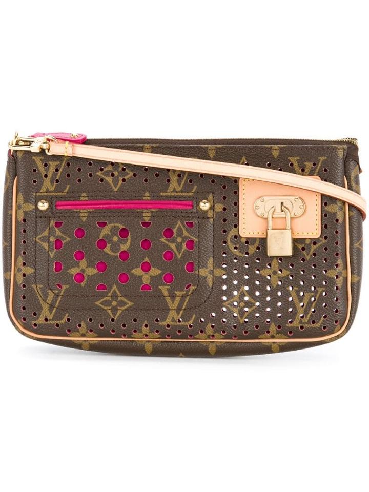 Louis Vuitton Pre-owned Perforated Pochette Bag - Brown